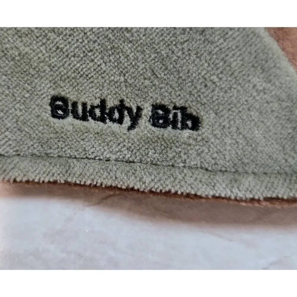 Malarkey Kids Buddy Sensory Teething Toy 3 in 1 Bandana Drool Bib Majestic Moose